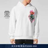 PHILIPP 卫衣 骷髅头印花连帽运动衫 PLEIN 男士