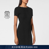 PHILIPP PLEIN 女士黑色晚礼服针织裙