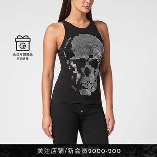 PHILIPP 緊身背心 女士SKULL基礎(chǔ)款 PLEIN
