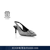PHILIPP Plein一字扣带高跟鞋 PLEIN 女士Gothic