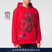 男士 PHILIPP PLEIN 泰迪熊套头连帽卫衣