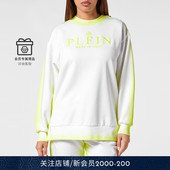 PHILIPP PLEIN 女士PLEIN荧光拼色圆领卫衣