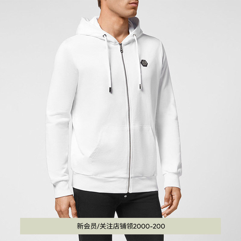 PHILIPP PLEIN 男士全拉链连帽卫衣