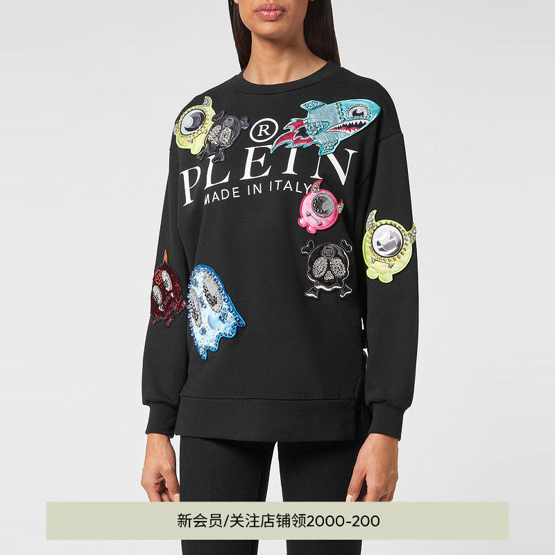PHILIPP PLEIN 女士Monsters圆领卫衣