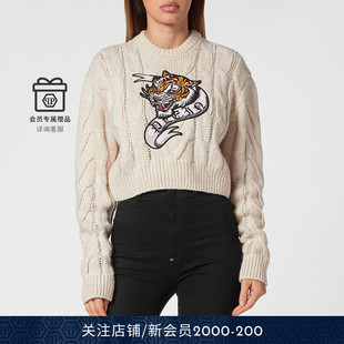 针织衫 女士Tattoo圆领短款 毛衣 PLEIN PHILIPP