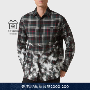 PLEIN 衬衫 男士 格纹长袖 时尚 PHILIPP