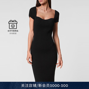 PHILIPP PLEIN 女士罗纹弹力针织连衣裙