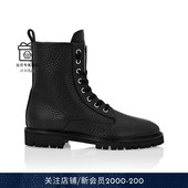 PHILIPP PLEIN 女士铆钉低跟户外皮靴