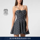PHILIPP PLEIN 女士Monogram牛仔吊带连衣裙
