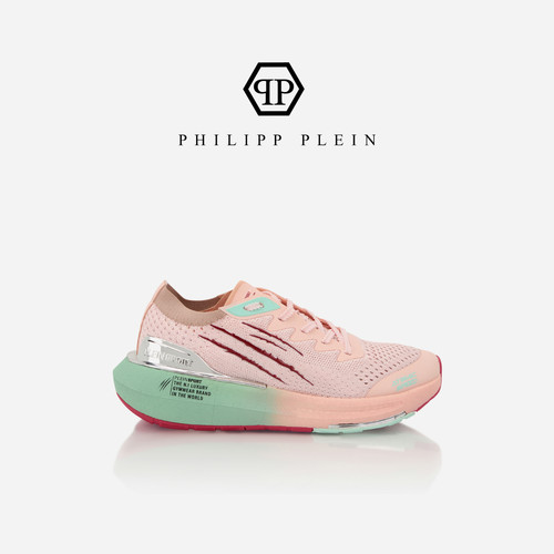 PHILIPP PLEIN 2026秋季新款男女同款低帮粉色运动鞋PLEIN SPORT