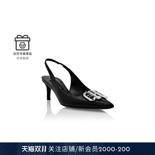 Plein皮革一字扣高跟鞋 女士Gothic PLEIN PHILIPP