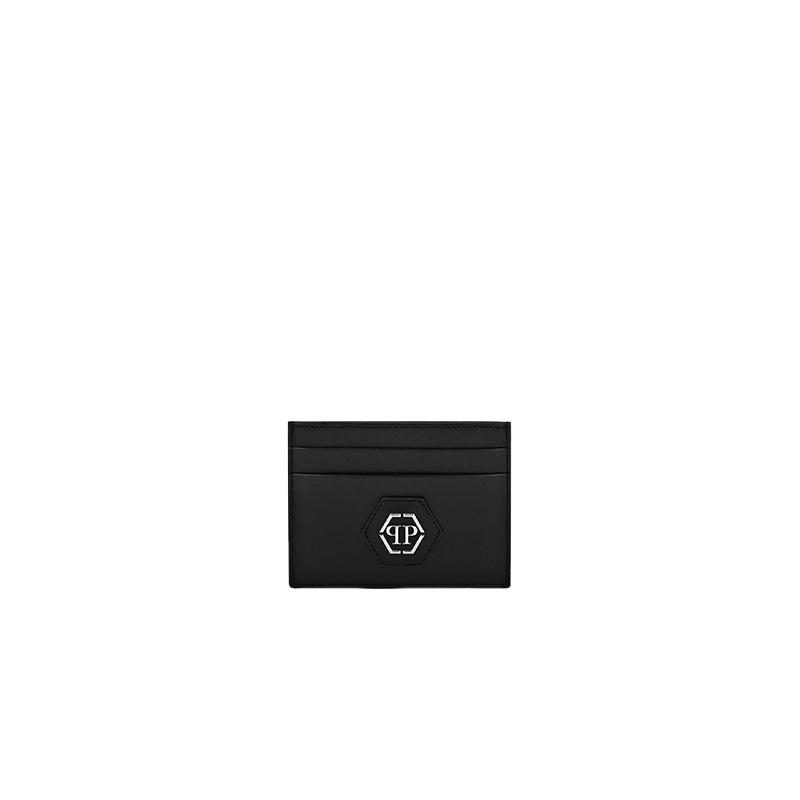PHILIPP PLEIN 男士PP六边形皮革卡包