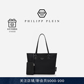 PHILIPP 黑色单肩包 女士手提包购物袋时尚 PLEIN 2026年新款