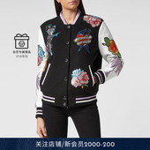 PHILIPP PLEIN 女士Hawaii系列学院风棒球夹克外套秋冬