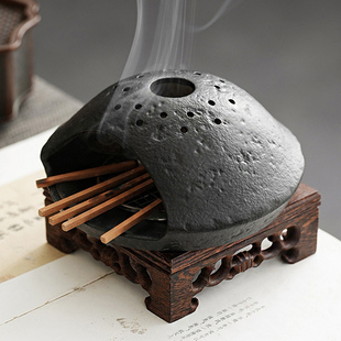 星际壁炉陶瓷香炉圣木托盘架PaloSanto holder托盘秘鲁圣木燃烧盘
