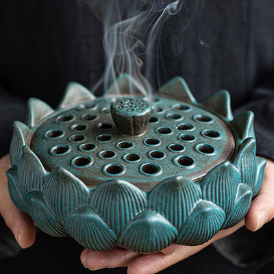 莲花大号蚊香炉盘托盘支架