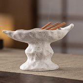 跨境陶瓷香炉Palo Santo holder圣秘鲁圣木燃烧盘托盘圣木托盘架