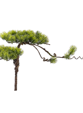 新款迎客松树枝仿真花树藤花瓶