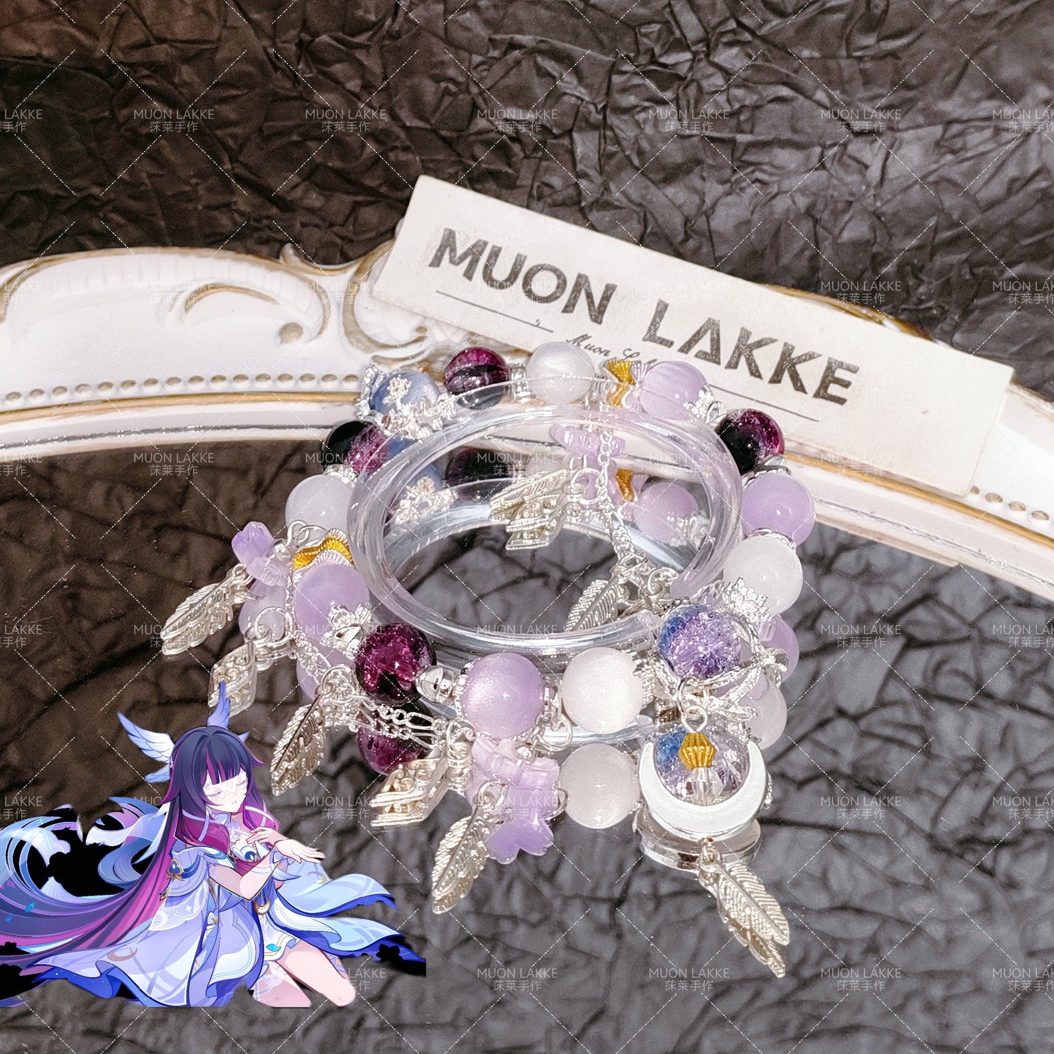 MUON LAKKE/哥伦比娅-原创原神少女印象派手链生日礼物高颜值手链
