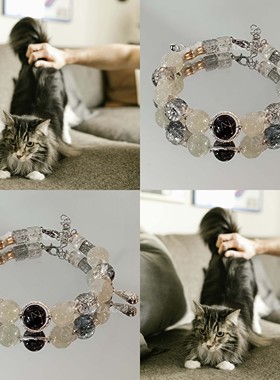 MOUN LAKKE/宠物印象-原创设计琉璃手链小众精致手串生日礼物定制