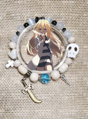 MUON LAKKE/瑞吉儿-原创人物印象手链男女款黑白黄色手串生日礼物