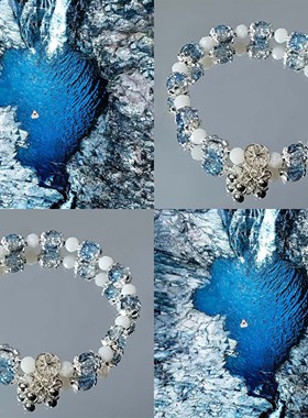 MOUN LAKKE/水冰月-原创设计琉璃手链女捕梦网轻奢小众精致手串