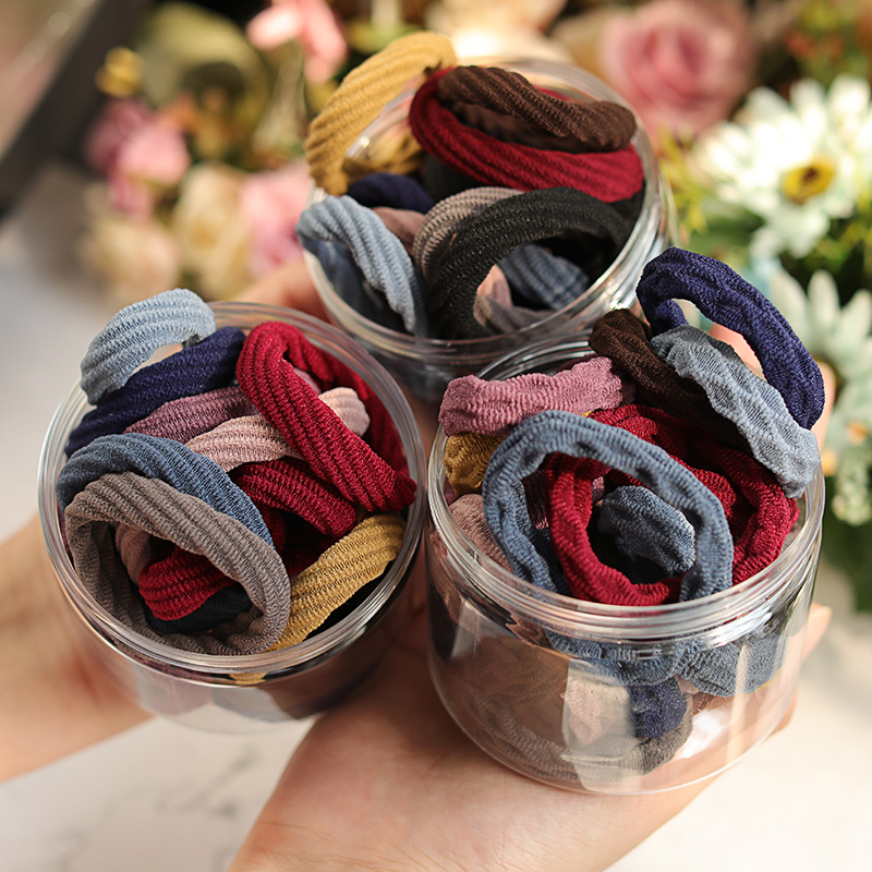 无接缝高弹力皮筋加粗饰品发圈