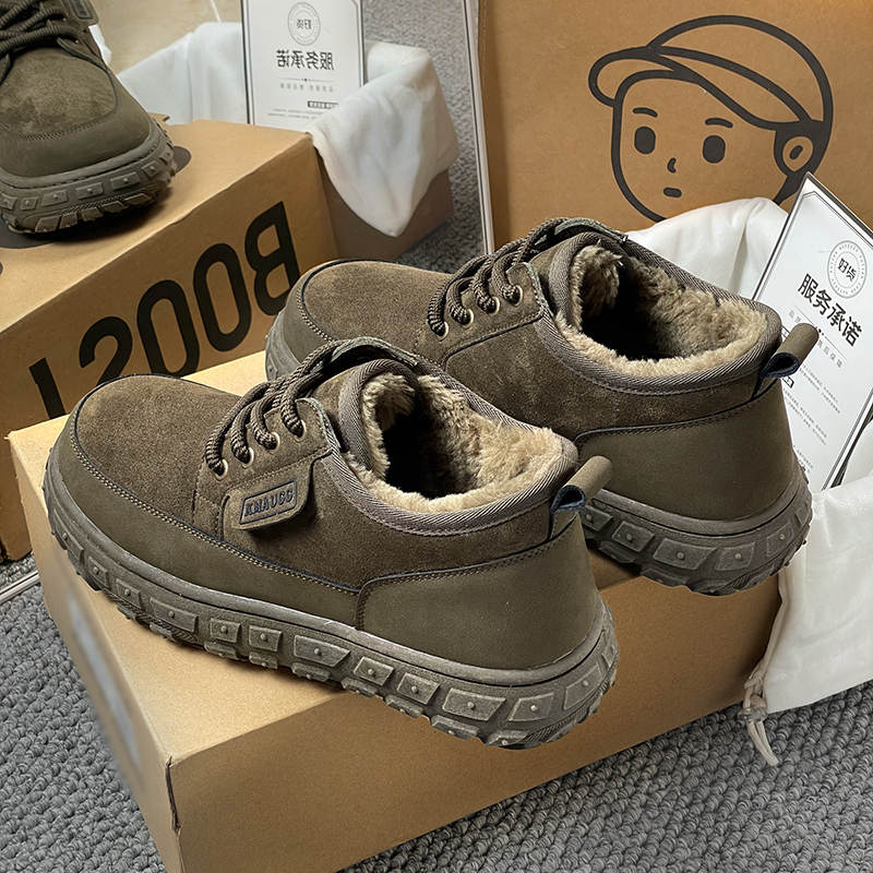 2025冬季新款桑坡皮毛一体保暖靴