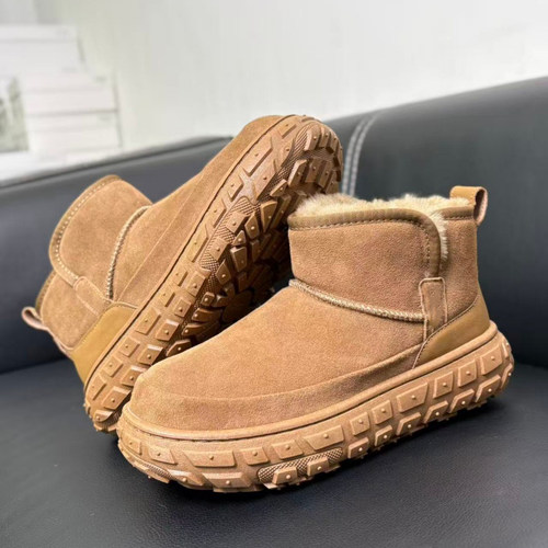 桑坡羊皮毛一体雪地靴男款