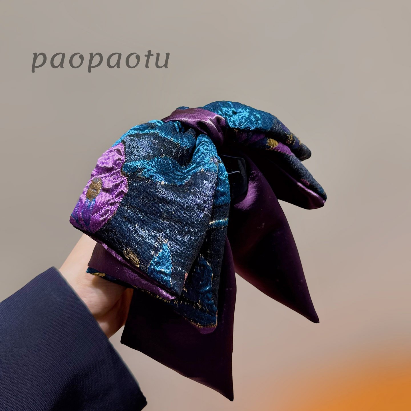 新中式国风郁金香花朵蝴蝶结发夹女缎面高级感气质半扎鲨鱼夹头饰,饰品/流行首饰/时尚饰品新,发饰,淘宝优惠券,粉丝福利购,淘宝优惠卷