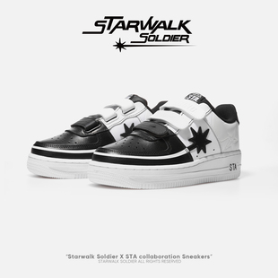 星星走路联名系列魔术贴运动鞋 STARWALK STA联名系列 SOLDIER