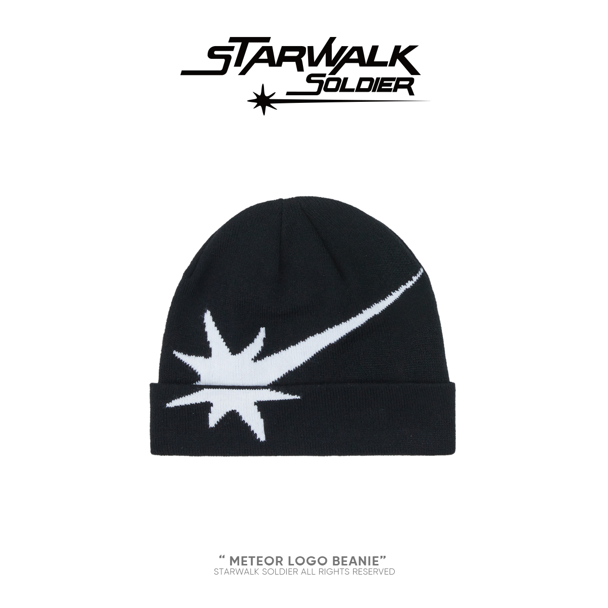 starwalk男女同款针织星星冷帽