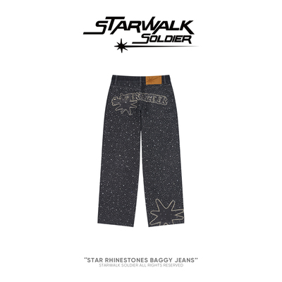 STARWALK满钻星星牛仔裤