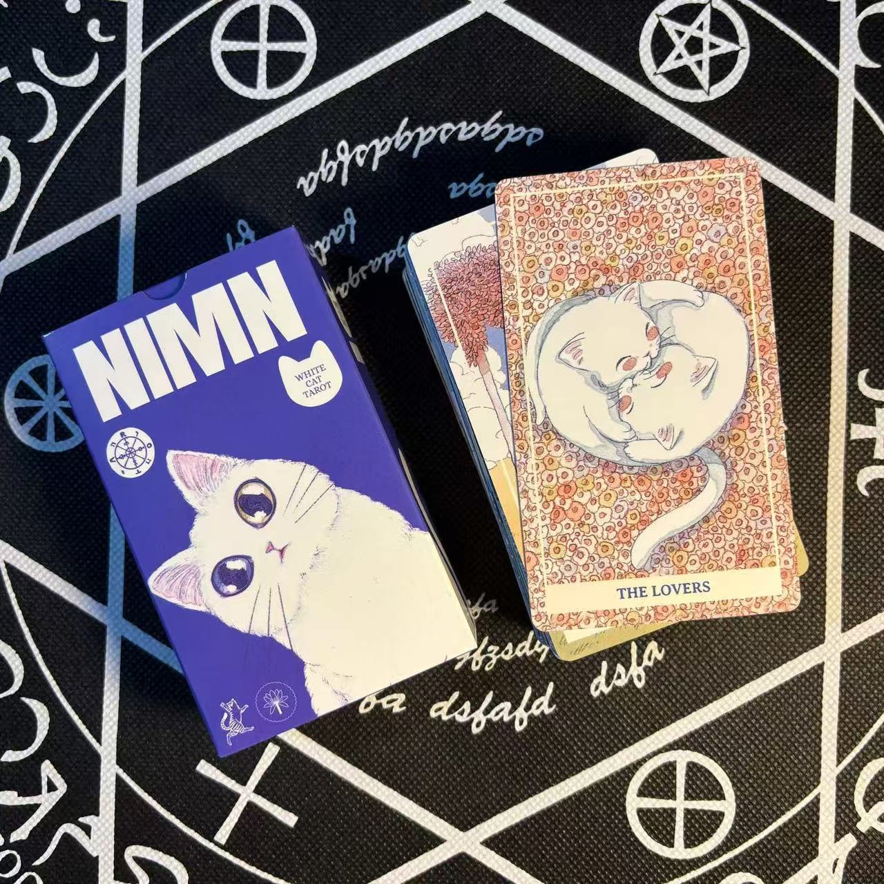 可爱白猫Tarot韦斯特78张初学者高级塔桌罗经典原创学习塔牌卡牌