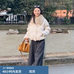 2025超火欧韩货短款羽绒服女小个子冬新款超好看洋气加厚保暖外套