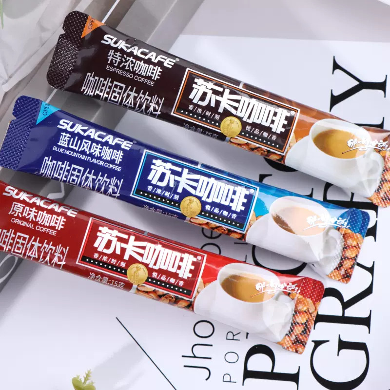 苏卡蓝山拿铁摩卡三合一特浓咖啡