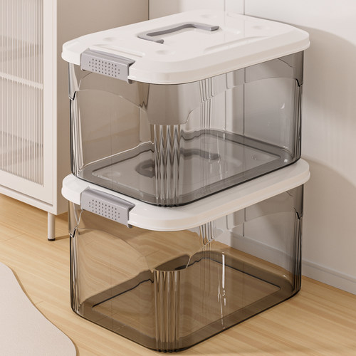 【买来能用10年！】透明收纳箱