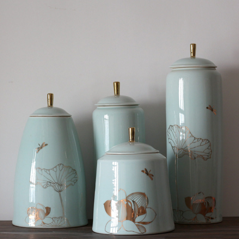 现代简约北欧瓷罐摆件客厅插花储物罐子家居装饰罐落地大陶瓷花瓶,模玩/动漫/周边/娃圈三坑/桌游,文化/体育周边,淘宝优惠券,粉丝福利购,淘宝优惠卷