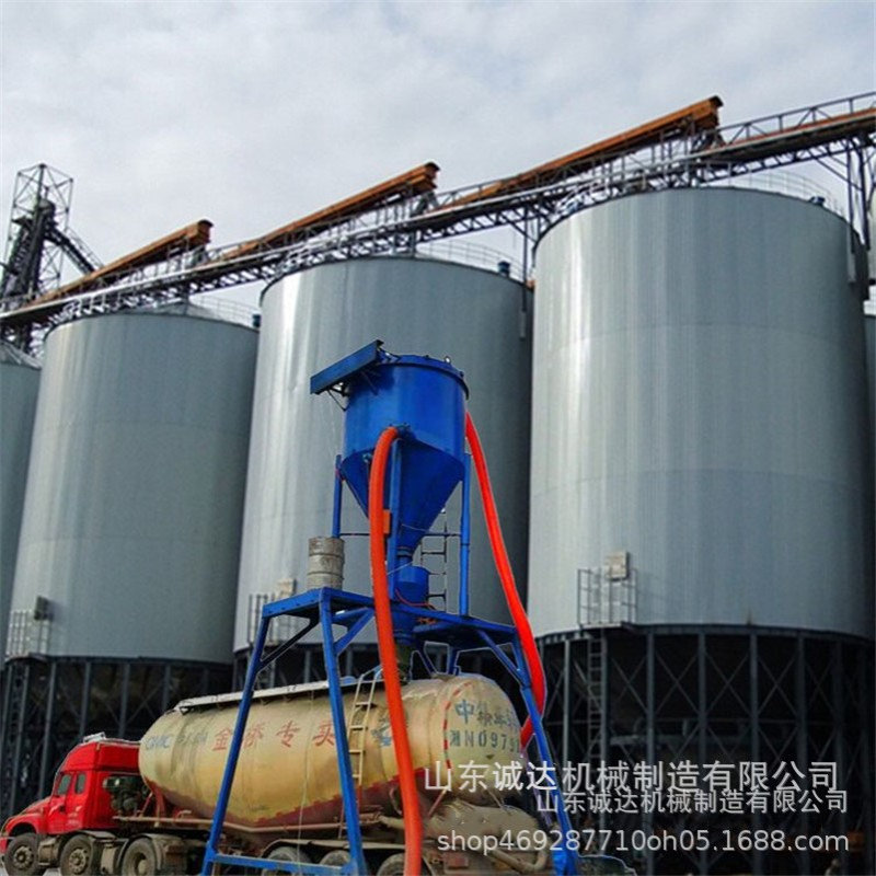 天津 建材圆筒仓储灰负压气力吸灰机 200型龙门架式负压抽灰机