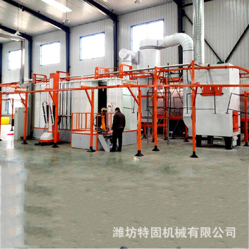 源头供应高速隔音板喷塑设备滤清器喷塑流水线喷粉喷塑设备生产线