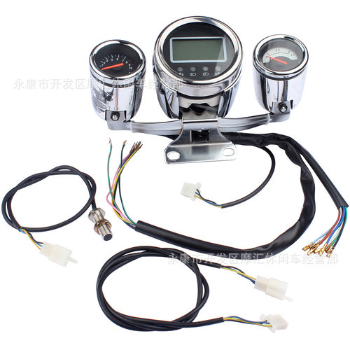 ATV四轮沙滩卡丁车配件150-250CC液晶仪表显示器里程档位速度表