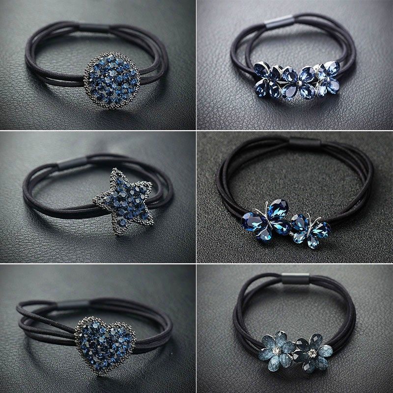 水钻头绳女扎马尾结实发绳头饰韩版简约橡皮筋皮套扎头发圈ins,饰品/流行首饰/时尚饰品新,发饰,淘宝优惠券,粉丝福利购,淘宝优惠卷