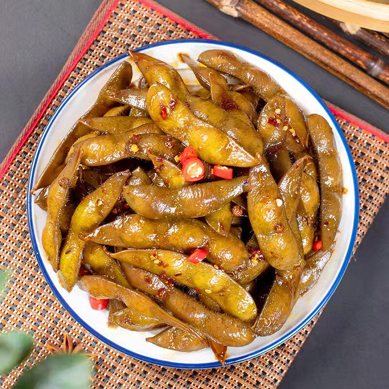 爆款特价酱卤毛豆湖南特产香辣网红即时休闲零食麻辣小零食