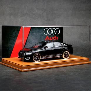 奥迪A6L豪华C级行政轿车汽车模型仿真合金收藏送男友领导生日礼物