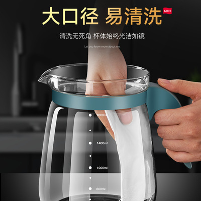 玻璃冷水壶耐高温家用大凉水壶大容量加厚防摔冰箱冰水壶冷泡茶杯