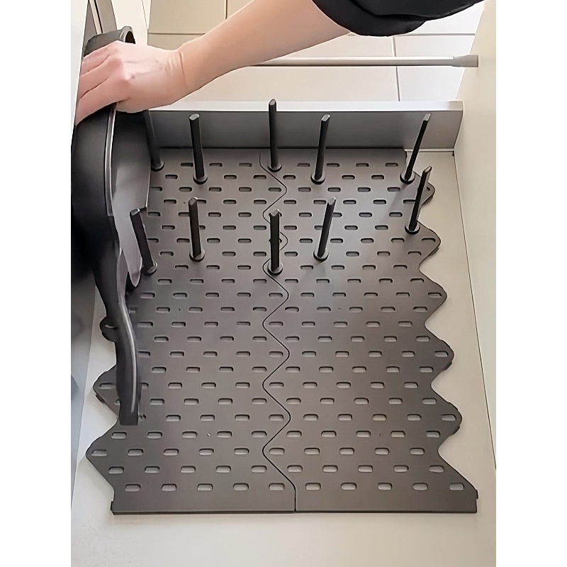 碗碟收纳架碗盘厨房抽屉收纳分隔内置碗架柜内橱柜餐具盘子置物架