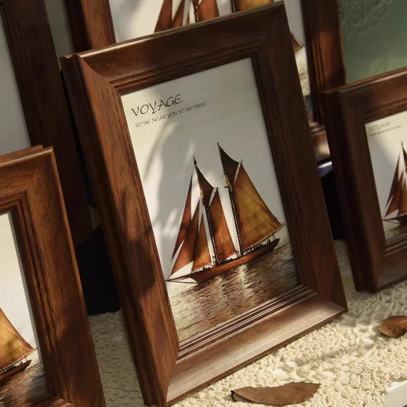 美式复古高级感相框画框家用卧室客厅摆台壁挂油画装裱空框
