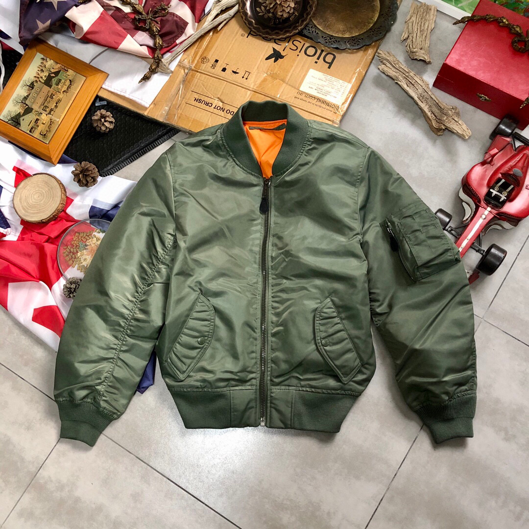 春秋款MA1飞行夹克棒球领海空单夹克双面穿杜邦户外机车薄外套