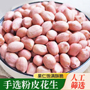 优质粉皮花生米农家新货250g批发去壳粉衣花生仁花生豆五谷