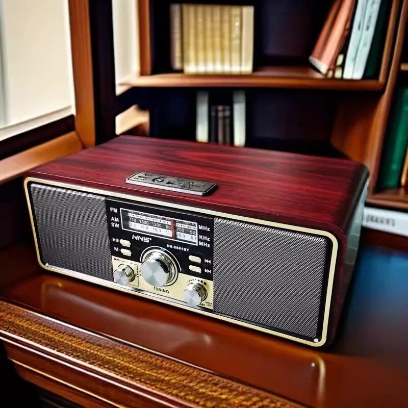 柏林之声复古木质蓝牙三波段音箱
